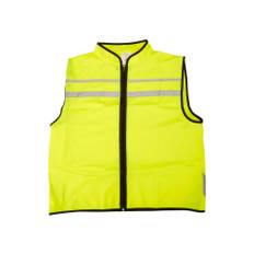 Atredo - Løbe/cykelvest med refleks- Med lynlås - M/L - Gul