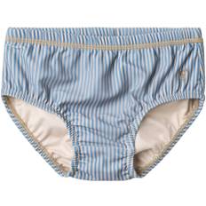 Wheat Bade Blebuks Philip Stl. 2 år / 92 cm pojkar - Babybadbyxor Från Magasin - Blue Swim Stripe (2 år / 92 cm)