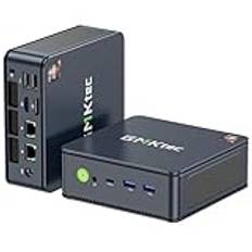 GMKtec Mini-PC 5825U (slå ryzen 7 5850U), M5 Plus Dual LAN 2,5G Micro PC, AMD Ryzen 7 5825U (8 C/16 T 4,50 GHz), 16 GB RAM DDR4 + 512 GB PCIe-SSD, wifi 6, USB 3.2, USB-C, BT 5.2 , DP, HDMI