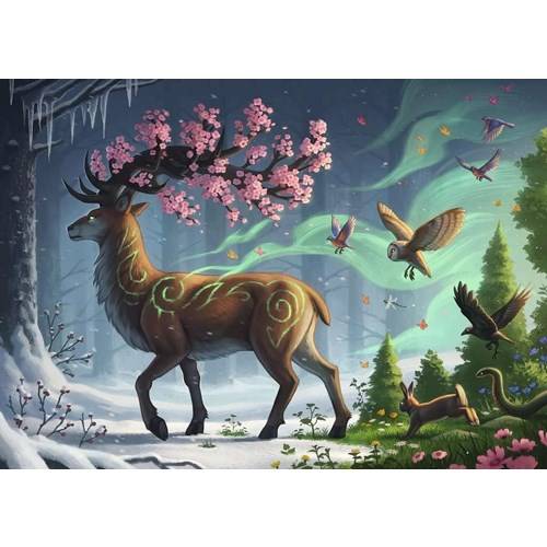 1000 bitar - Deer of spring