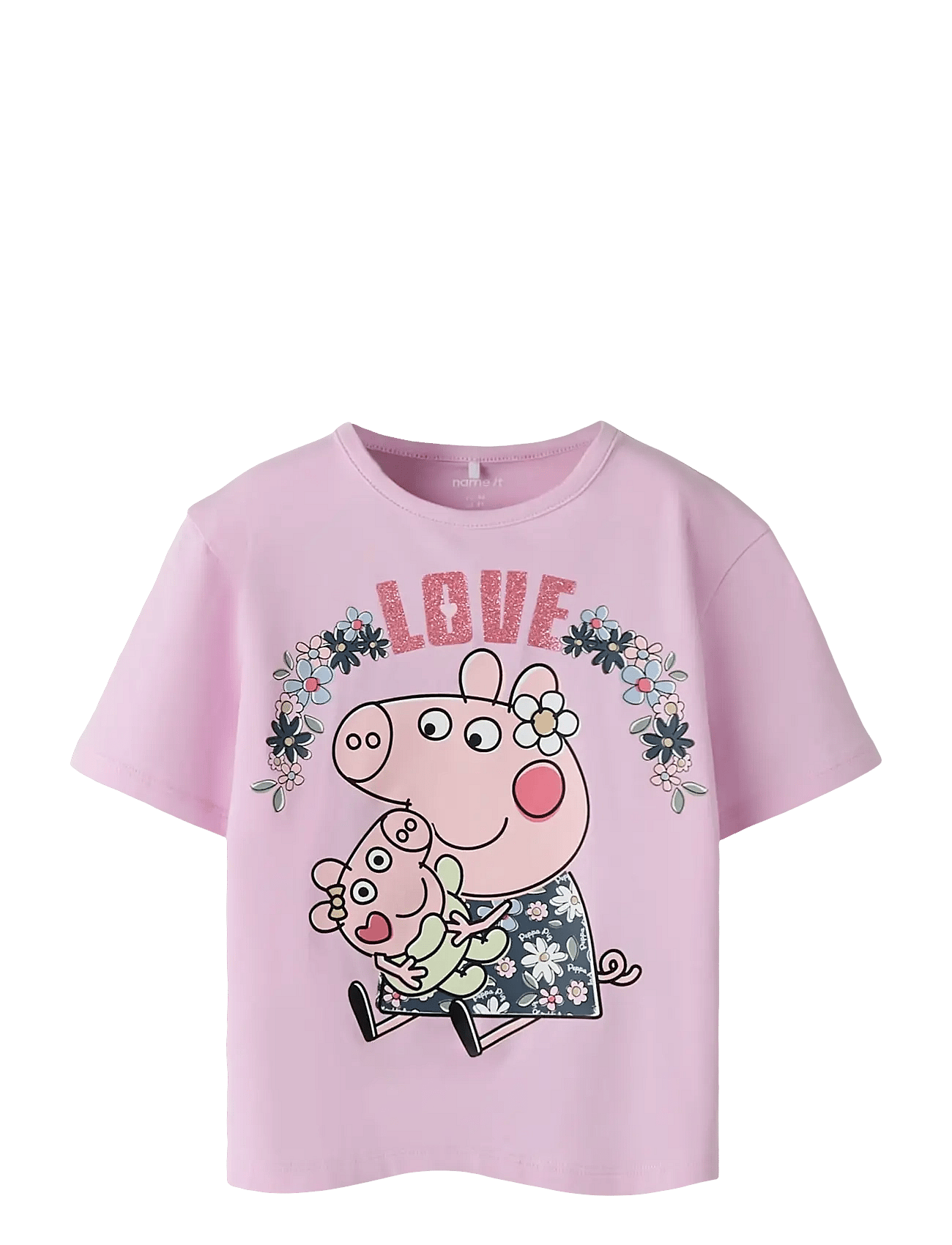 NAME IT Nmfjuna Peppa Ss Nreg Top Box Cplg | Pink | 104