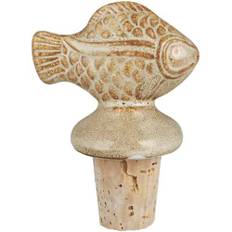 Ib Laursen Bottle Stopper with Fish Natural