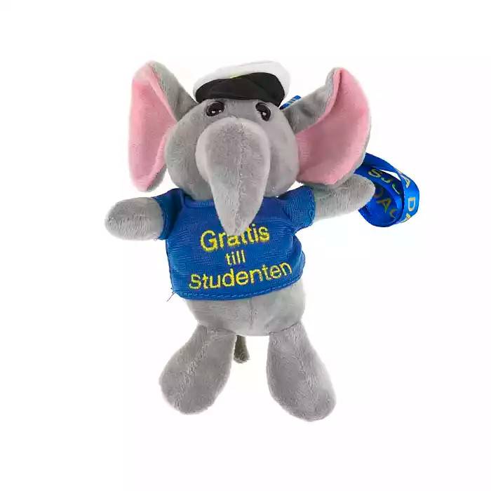Mjukisdjur Student Elefant