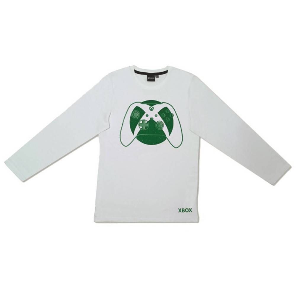 Xbox Endless White barntröja med lång ärm, 134 cm