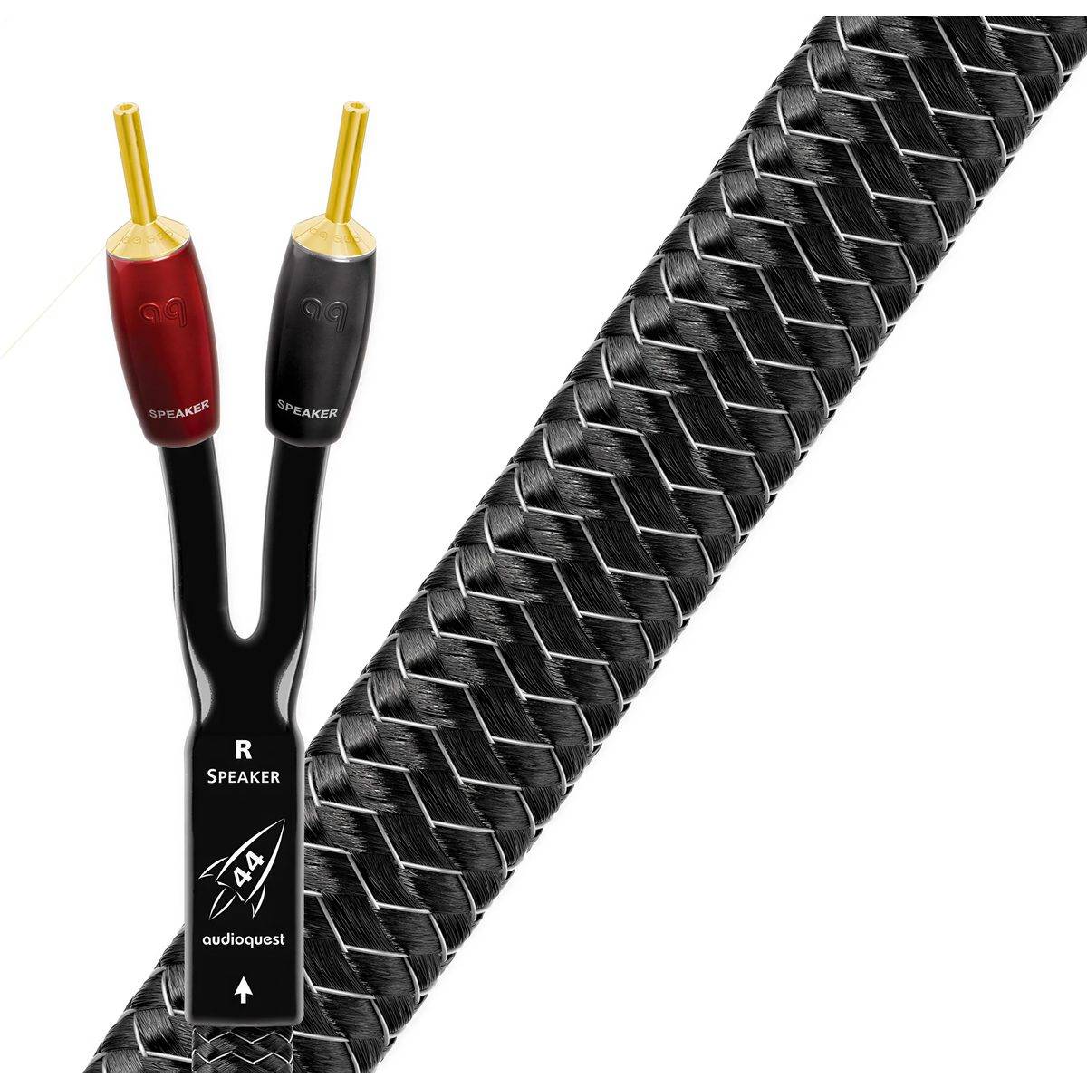Audioquest Rocket 44 (2 x 2,5 m) bananfärgade kontakter eller 500-serien