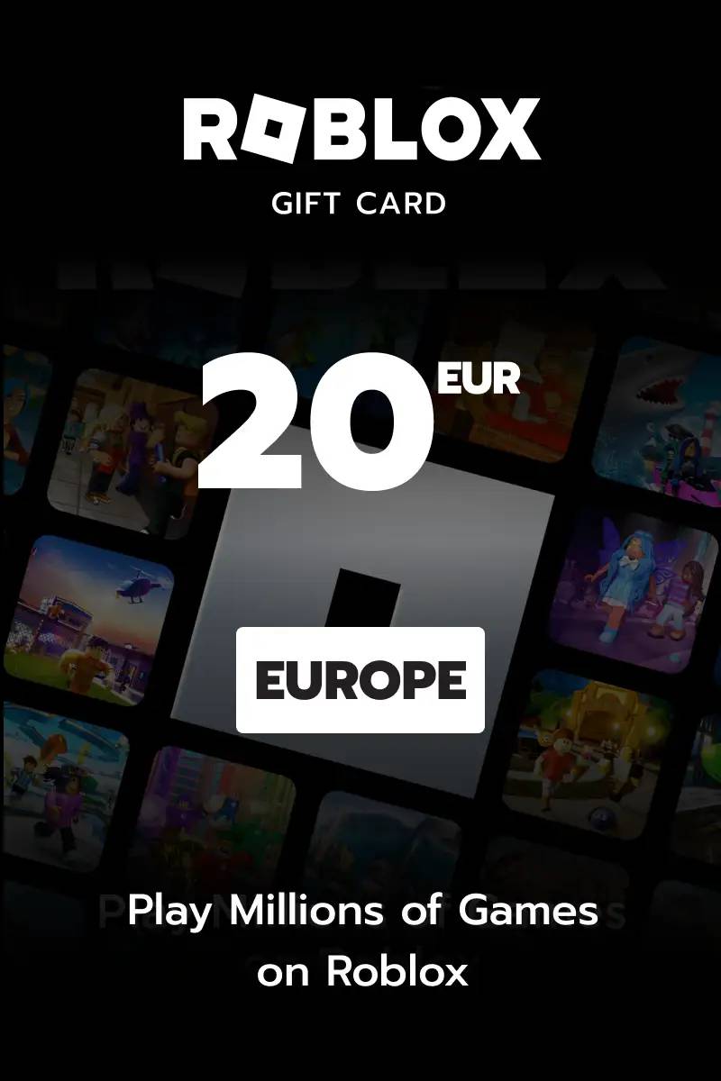 Roblox €20 EUR Gift Card (EU) - Digital Code.