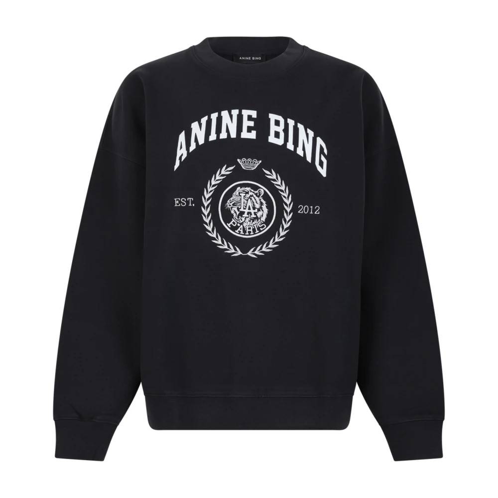 Anine Bing - Harvey Sweatshirt Sweatshirts & Hoodies - Dam - S - Bomull