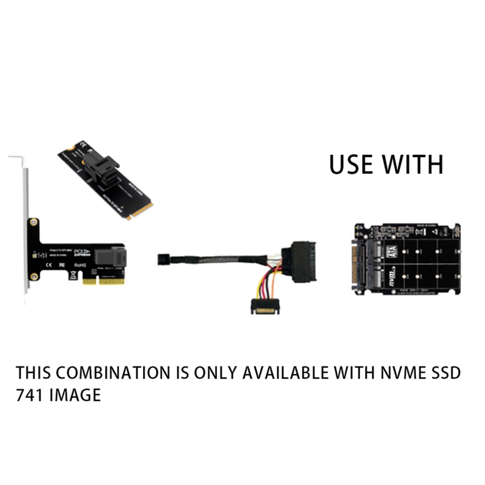 M.2 SSD til U.2 Adapter NGFF SSD til PCI-E U.2 Adapter, med Shell