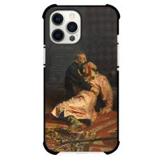 Ilya Repin Ivan The Terrible And His Son Ivan Phone Case For iPhone and Samsung Galaxy Devices - Ivan The Terrible And His Son Ivan Painting Realism Artwork