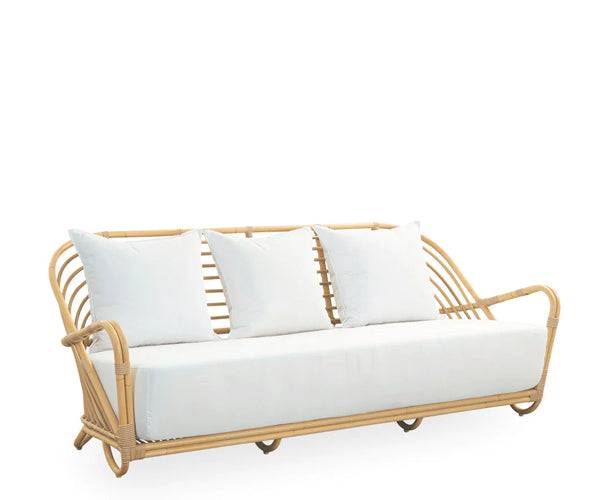 Sika Design Charlottenborg Exterior 3Pers. Sofa - Natural - Inkl. hyndesæt - B453 - Tempotest Coffee