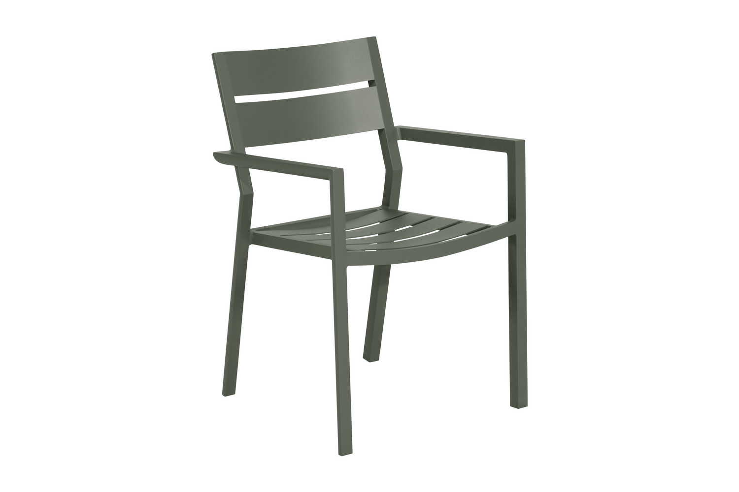 DELIA Stol m armstöd - Nordic Green