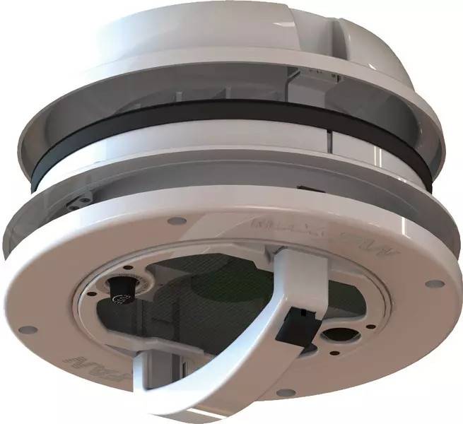 MAXXFAN Dome Plus takfläkt inkl. LED-belysning, vit
