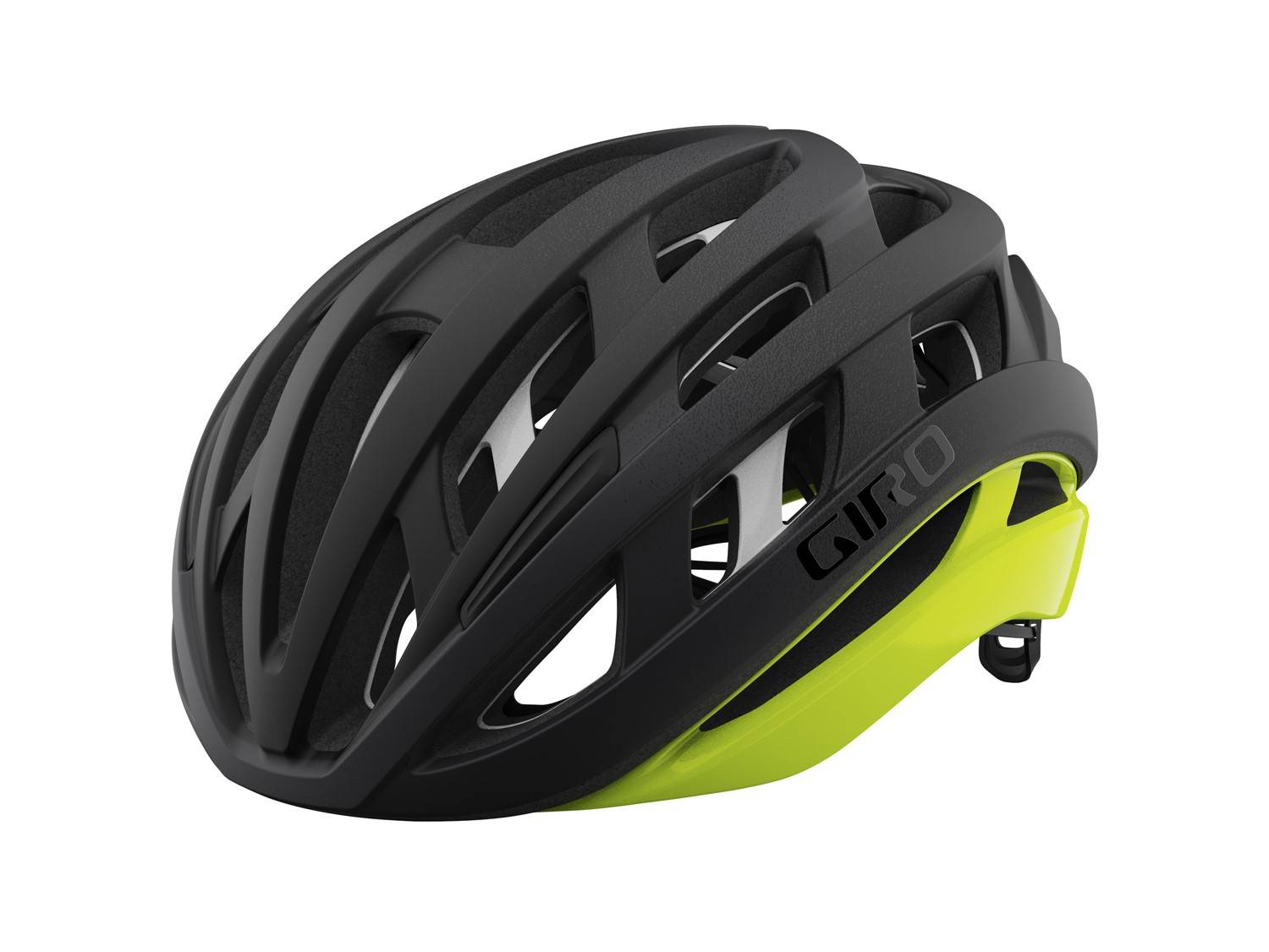 Giro Helios Spherical MIPS | Matte Black Highlight Yellow