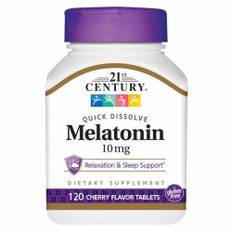 21st Century, MELATONIN 10MG SUBLINGUAL, 10mg, Sublingual 120 Tabs