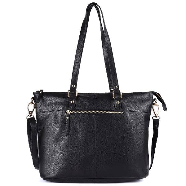 Bugundar Aarsdale Shopper Sort/Guld