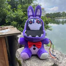 Five Night At Freddy Fnaf Søde Plys Legetøj Spil Dukke 18 Cm Bonnie Bjørn Foxy Tegneserie Udstoppede Dukker Freddy Legetøj Til Børn Gaver [DB] 28cm Skeleton Purple Rabbit