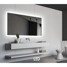 NY Mie 1 V. Spejl med LED lys og Antidamp - Flere størrelser 60x80 cm