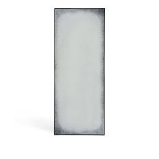 Ethnicraft - Aged Floor Mirror - Clear - Black Metal Frame - Medium Aged - Rectangular - Golvspeglar - Alain Van Havre - Svart
