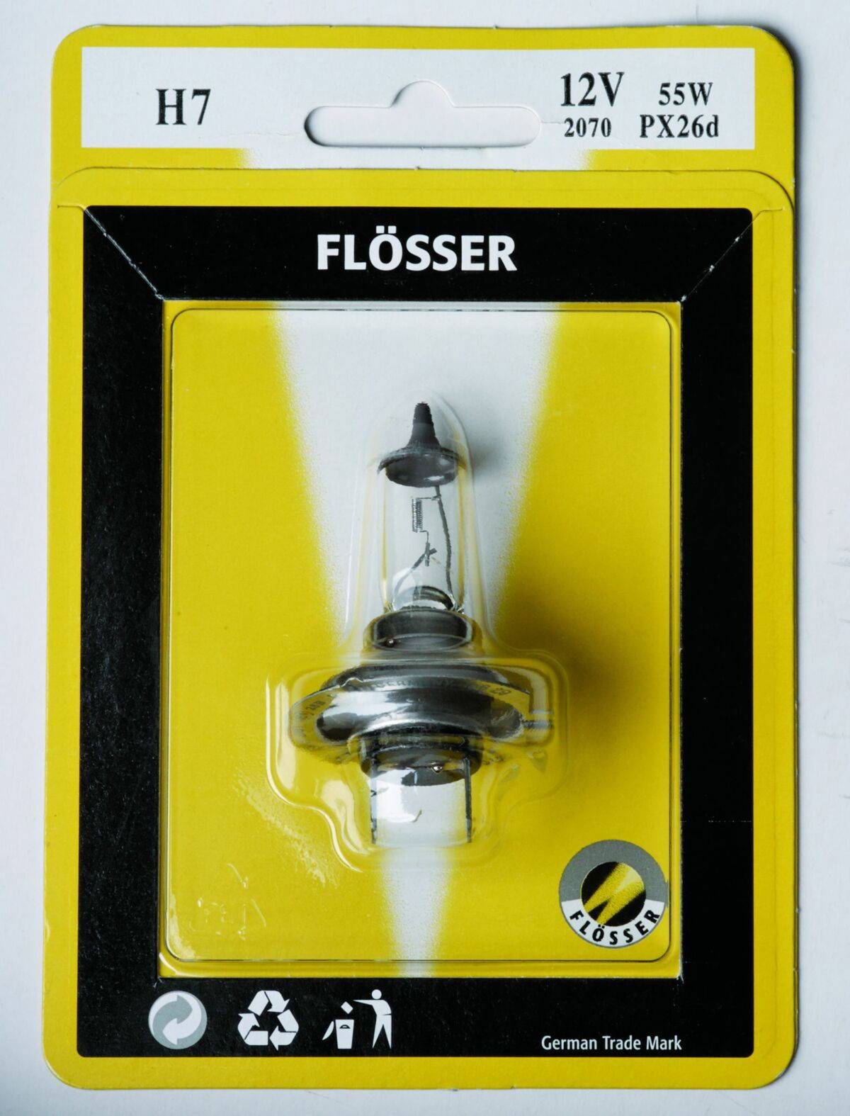 BULB H7 12V 55W PX26D 10PK
