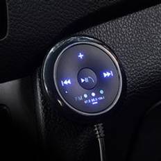 Onever trådlös bluetooth handsfree bilsats fm-sändare musikmottagare modulatoradapter led bil aux högtalare usb power