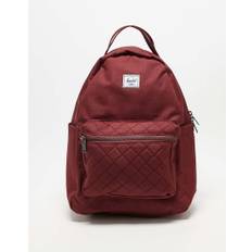 Herschel Supply Co – Nova – Vinröd, quiltad ryggsäck med laptopfodral