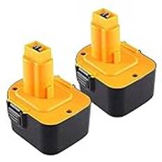 2X 12V 3500mAh NI-MH ersättningsbatteri för Dewalt batteri DC9071 DE9075 DE9071 DE9074 DW9071 DW9072 DE9501 DE9072 trådlöst elverktyg