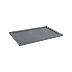 HAY Colour Crate Lid Plastic Large Charcoal