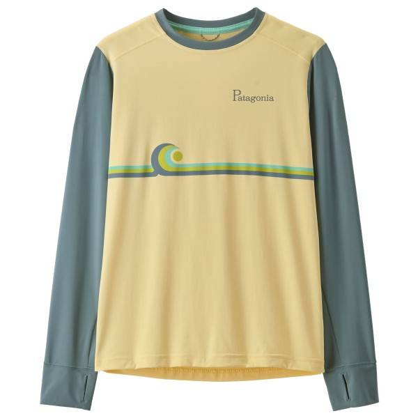 Patagonia Kid's L/S Cap SW T-Shirt Funktionsshirt Børn størrelse XXL farve grå