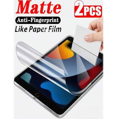 2 st. matt skärmskydd för Samsung Galaxy Tab S9/S8/S7/S9FE/S10+/S10 FE/S11 Ultra/A9/A9+/S8+/S9+ 12,4 tum/Air Pro 11/13 tum (5:e/6:e/7:e/8:e/9:e/10:e/1 (Multi-size)