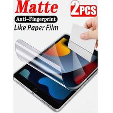 2 st matt pappersliknande film surfplatta skärmskydd antireflex, fingeravtrycksskydd, repskydd och ögonskydd kompatibel med galaxy tab s9 s8 s7 s9fe s (Multi-size)