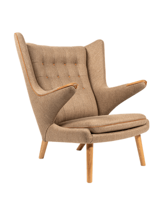 PP19 Bamsestolen af Hans J. Wegner Standardlæder / Ask / Hvid bioolie - Jacobsen Plus