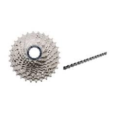 Shimano 105 kassette og kæde - 11 gear kassette 11-28 tands samt HG601 kæde
