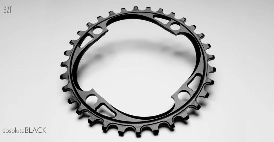 Absolute Black 1X Drev Svart, BCD 104mm, 34T (34T)