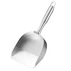 Cat Scoop, Garbage Scoop - Rostfritt stål Non -Stick Scoop Plitter Box Cleaning Tool Easy Grip Metal Scoop PLITTER SCOOP RECTABELT HANDLE STALTLESS STÅL CAT SCOOP VEST RITT