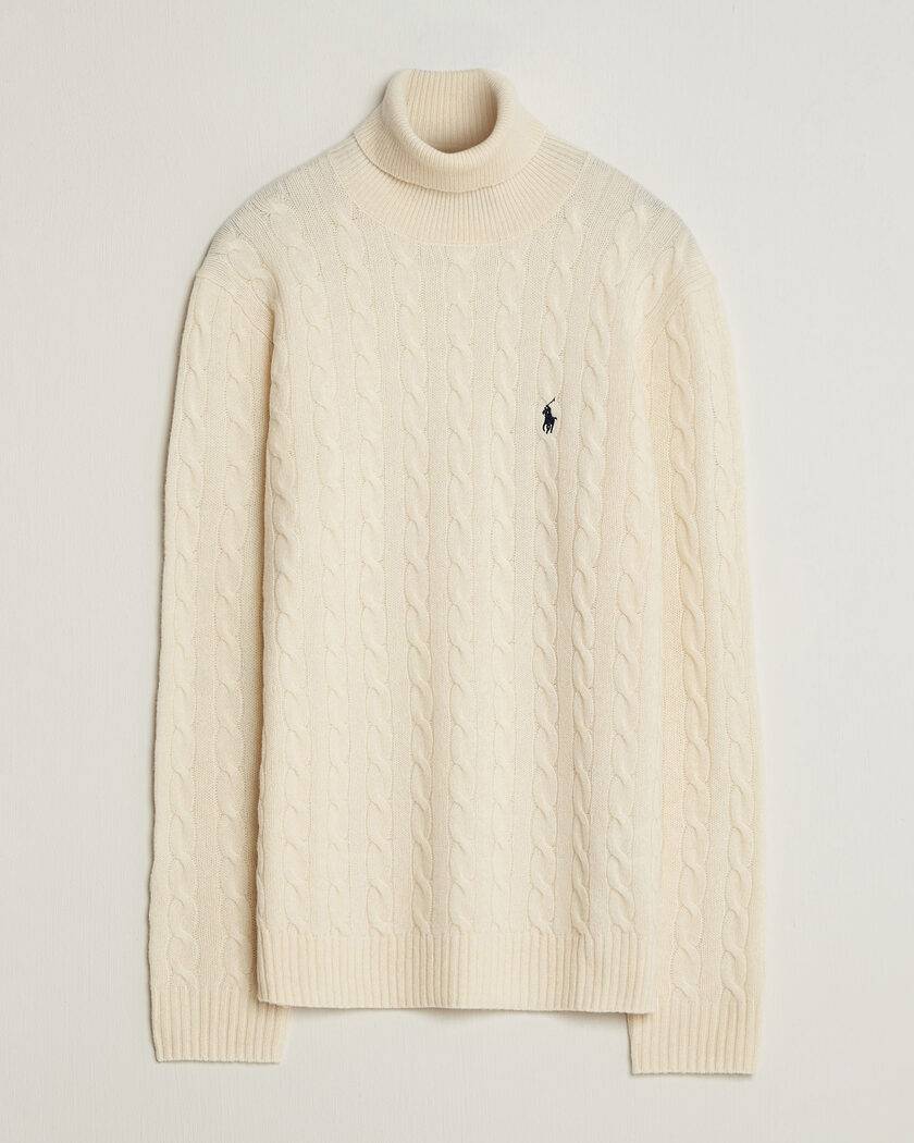 Polo Ralph Lauren Wool/Cashmere Rollneck Andover Cream