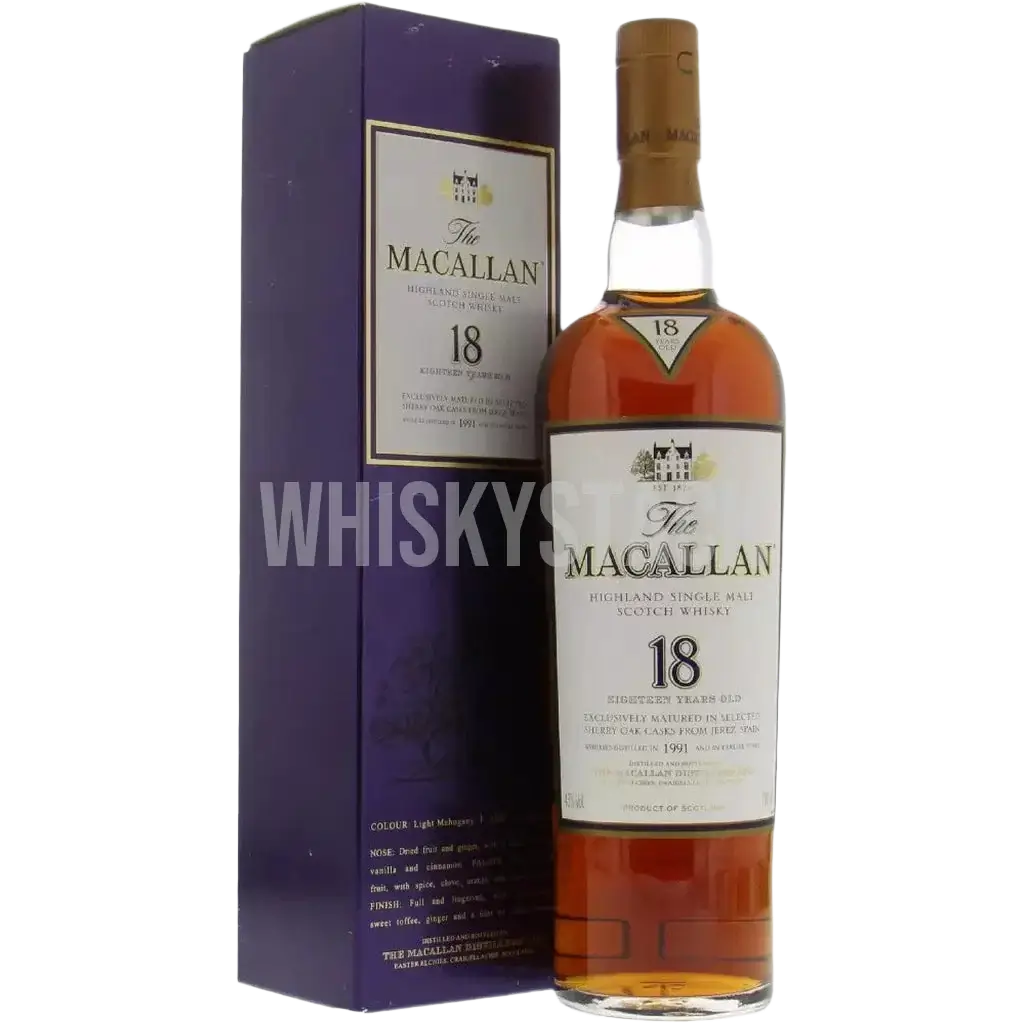 Macallan 18 Years Old Sherry Oak 1991