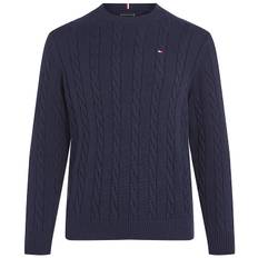 Tommy Hilfiger Bluse - Cotton Cable - Dark Night Navy - Tommy Hilfiger - 14 år (164) - Bluse