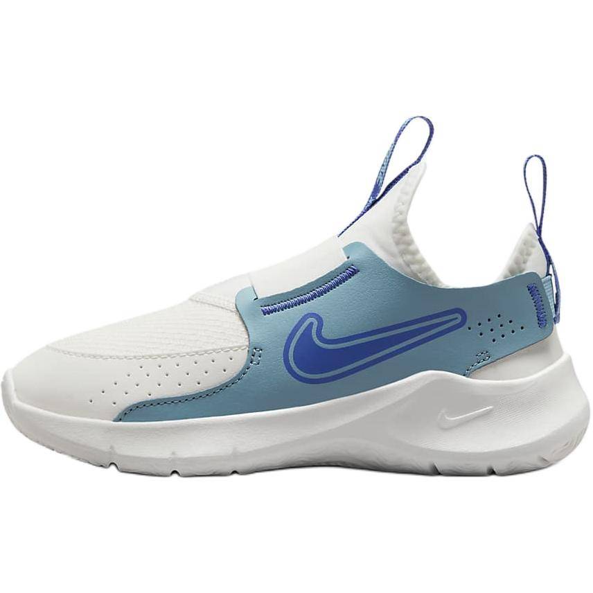 Nike Flex Runner 3 Comfortable Versatile Non-Slip Durable Low-Top Kids Running Shoes Kids sneaker White Green FN1449-103 28