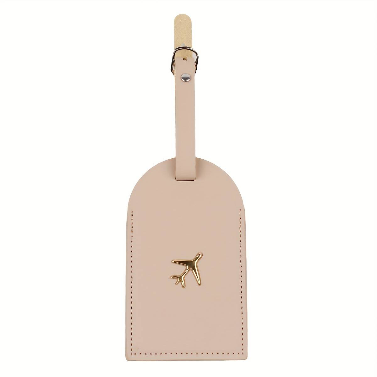 New 3d Stereoscopic 1pc Luggage Tag Couple Wedding Privacy Fashion Lightweight Suitable For Flight Back-to-school Faux Leather Easy Style Trendy Style Solid Color Student Women Men Luggage Tag
