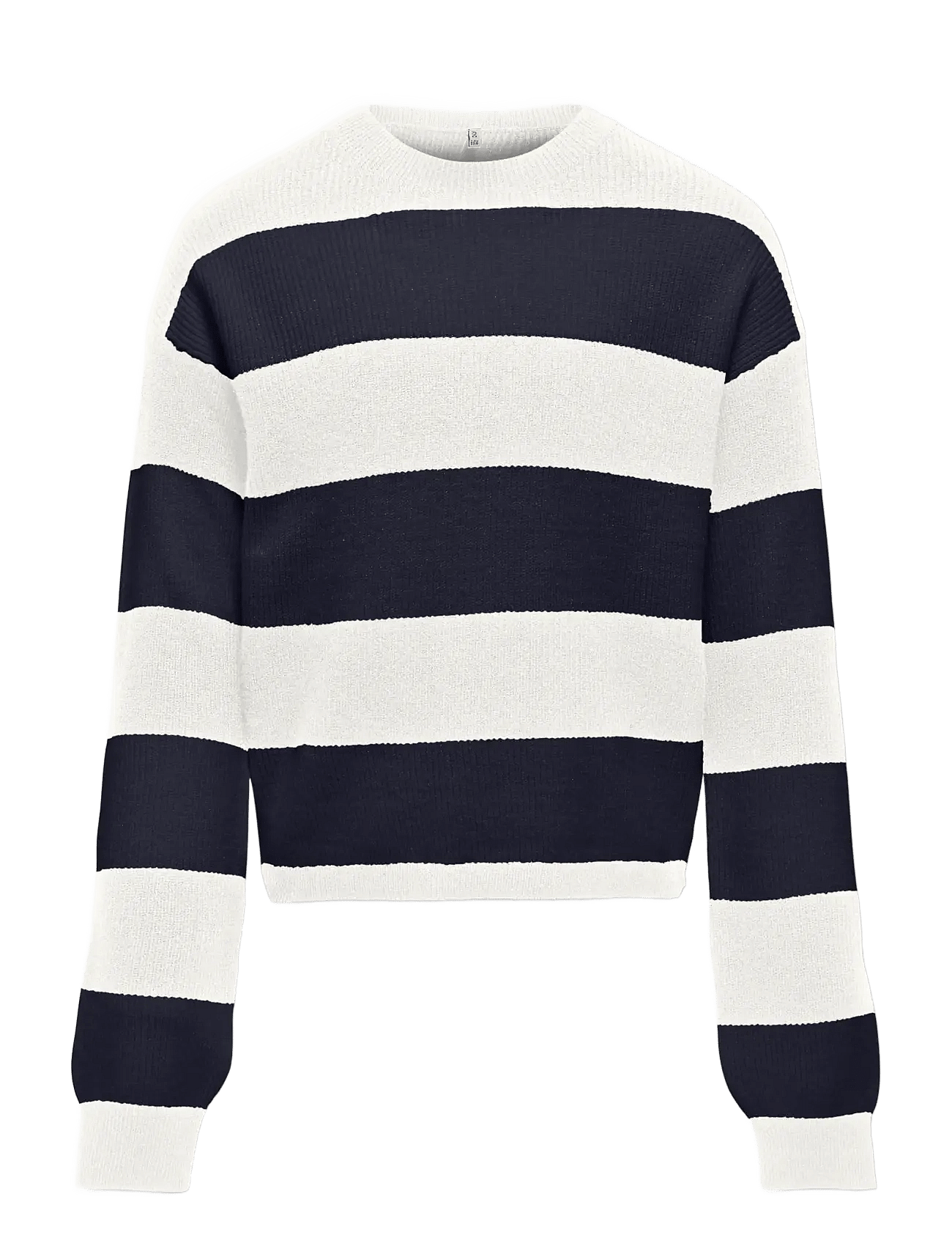 KIDS ONLY Kogfranca Life Short L/S Stripe Knt Noos | Cream | 146-152