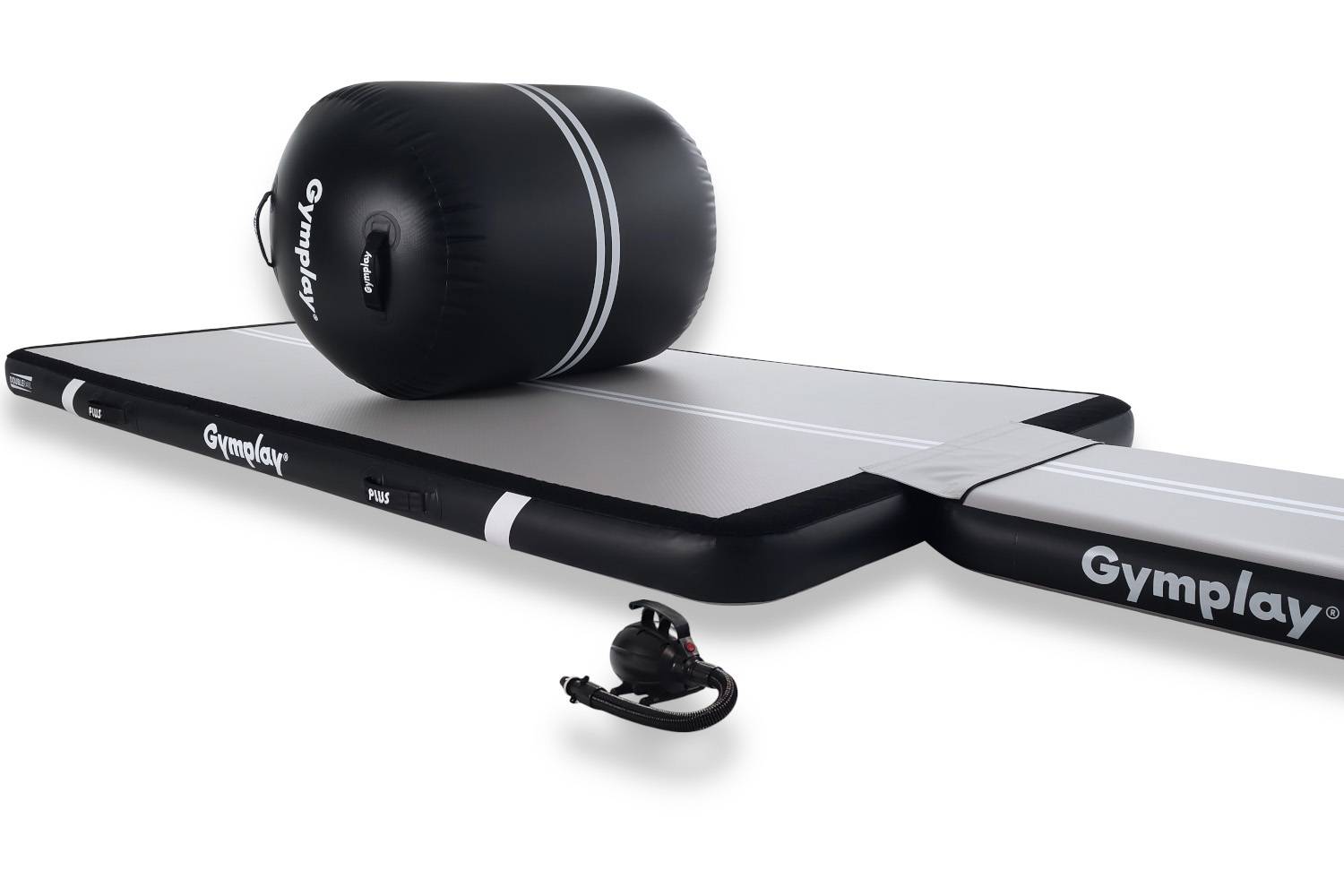 GymPlay MAX+ H15 Airtrack Kit 2                                                                                                                                                                                                                                                                                                           90 cm 6 meter Black