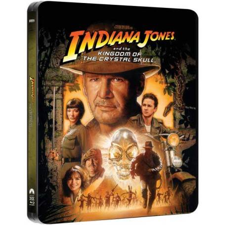 Indiana Jones and the Kingdom of the Crystal Skull - (Ltd Steelbook) (Blu-ray) (Import svensk text)