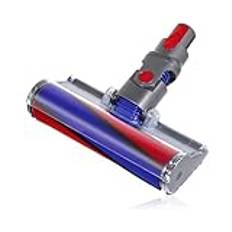 iRobacc Softwals golvmunstycke tillbehör för Dyson V8(SV10) V10(SV12) V11(SV14) V15 dammsugare, elektrisk mjuk rullborste, fäste för hårda golv