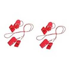 SUPVOX 1 Set Löpbands Nödstoppsbrytare Löpband Säkerhetsmagnet Säkerhetsnyckel Löpband Magnetisk Nyckelbyte Universal Löpbandsnyckel Löpmaskin Säkerhetsnyckel Löpbandsdelar 2 st