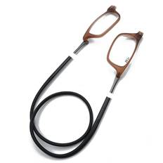Magnetiske læsebriller med senil snor UNISEX (+1.0-+3.5) Brun / Sort Brun / Sort