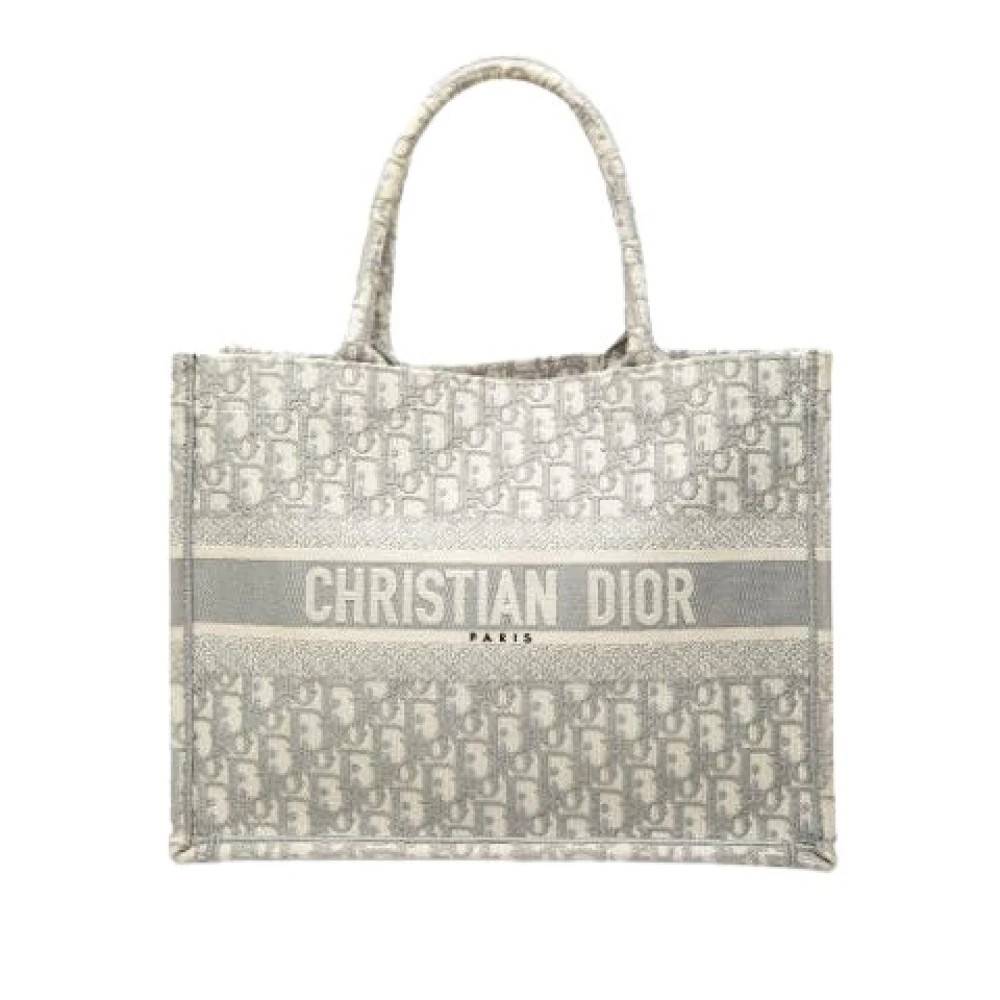 Dior Vintage Pre-owned Book Tote - Vintage - Dame - Grå - ONE SIZE -