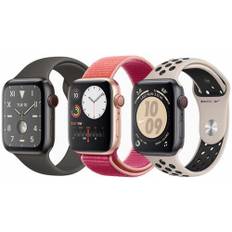 Apple Watch Series 5 Watch Edition (2019) | 44 mm | Titan | GPS + Cellular | Sportband svart