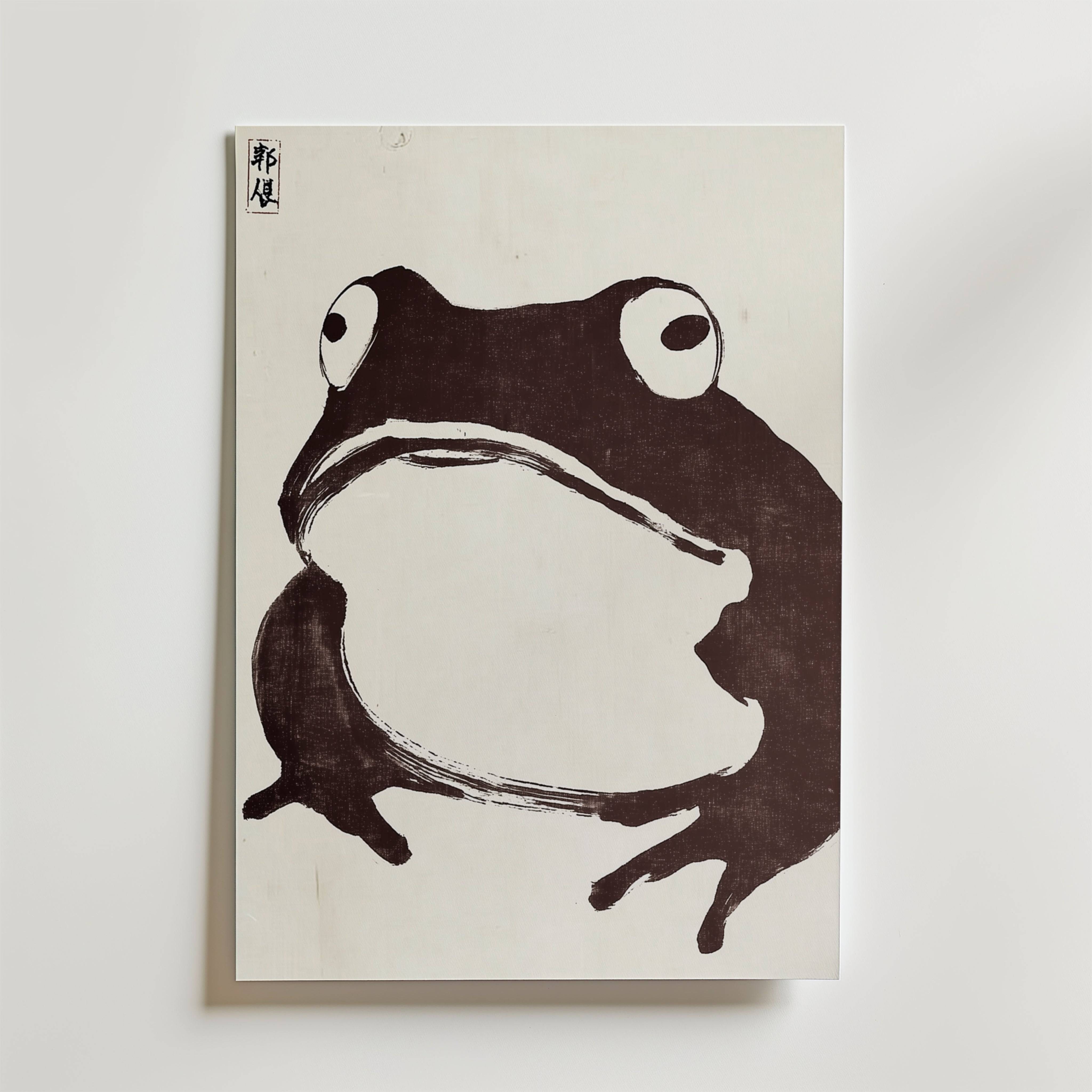 Quiet Observer Poster - Premium Canvas 50x70 cm