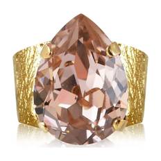 CS Classic Drop Ring Gold Vintage Rose