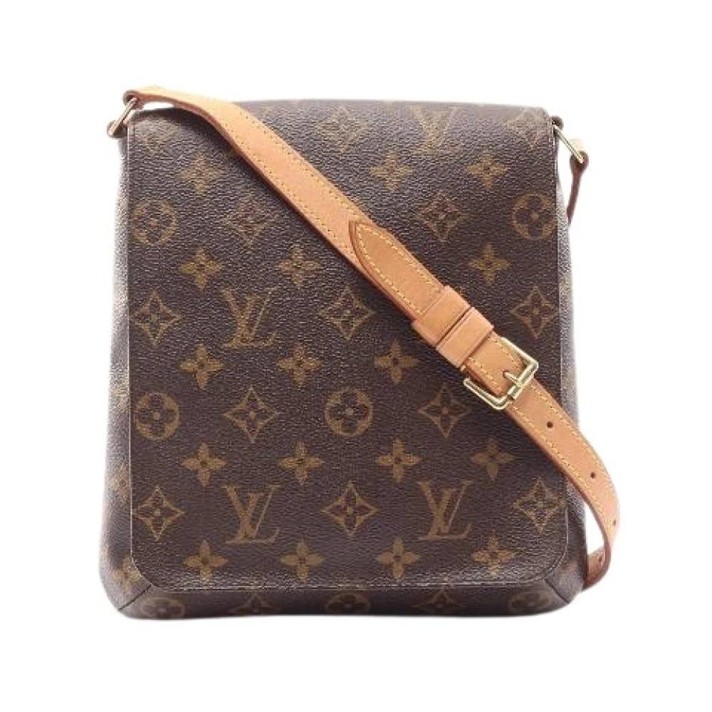 Louis Vuitton Vintage Pre-owned Musette Salsa Monogram Skuldertaske - Vintage - Dame - Brun - ONE SIZE - Uld